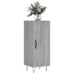 Berkfield Home Sideboard Grey Sonoma 34.5x34x90 cm Engineered Wood - thumbnail 3
