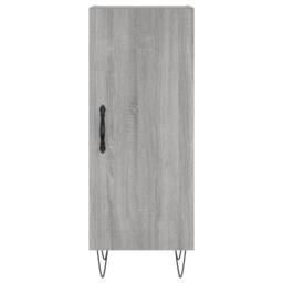 Berkfield Home Sideboard Grey Sonoma 34.5x34x90 cm Engineered Wood - thumbnail 5