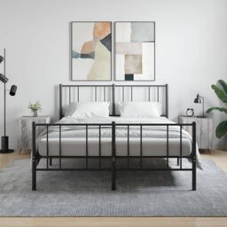 Berkfield Home Bedside Cabinets 2 pcs Grey Sonoma 40x40x50 cm Engineered Wood - Size: 40 x 40 x 50 cm - thumbnail 1