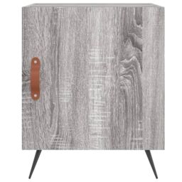 Berkfield Home Bedside Cabinets 2 pcs Grey Sonoma 40x40x50 cm Engineered Wood - Size: 40 x 40 x 50 cm - thumbnail 6