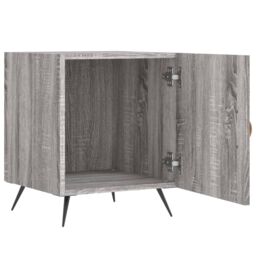 Berkfield Home Bedside Cabinets 2 pcs Grey Sonoma 40x40x50 cm Engineered Wood - Size: 40 x 40 x 50 cm - thumbnail 5