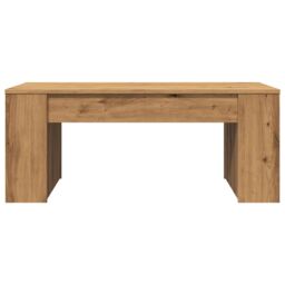 Berkfield Home Coffee Table Artisan Oak 102x55x42 cm Engineered Wood in Brown - Size: 102 x 55 x 42 cm - thumbnail 4