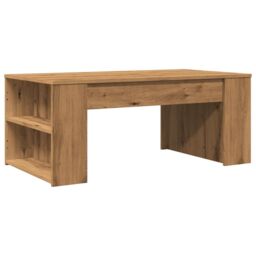 Berkfield Home Coffee Table Artisan Oak 102x55x42 cm Engineered Wood in Brown - Size: 102 x 55 x 42 cm - thumbnail 6