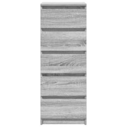 Berkfield Home Sideboard with Drawers Grey Sonoma 37.5x35x99 cm Engineered Wood - thumbnail 6