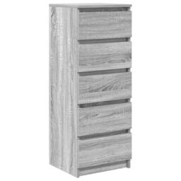 Berkfield Home Sideboard with Drawers Grey Sonoma 37.5x35x99 cm Engineered Wood - thumbnail 2
