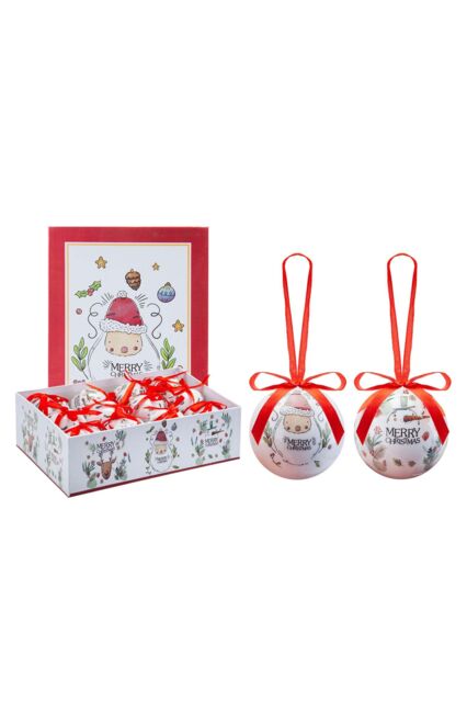 VFM e-Store Christmas Bauble Decoration Hanging Tree 12 12 piece 7. Set in White - image 1