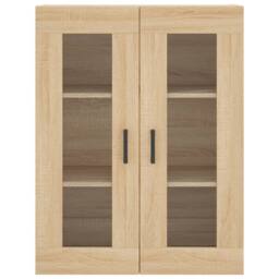 Berkfield Home Highboard Sonoma Oak 69.5x34x180 cm Engineered Wood in Brown - thumbnail 6