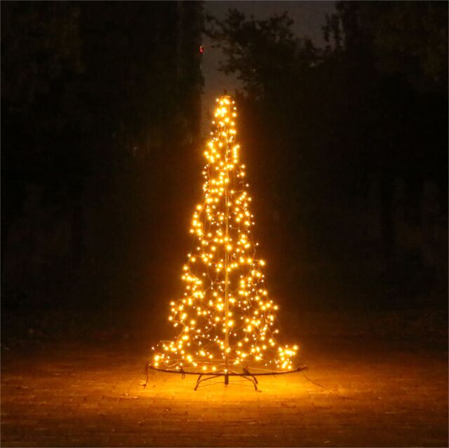 Xmas Haus All surface 1.8m 480 Gold Led Tree - 10% Twinkle in Black - Size: 1 Pack - image 1