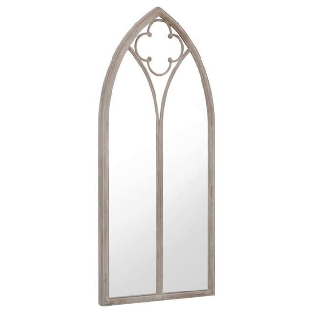Berkfield Home Garden Mirror Sand 100x45 cm Iron for Outdoor Use in Beige - image 1