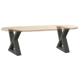 Berkfield Home Coffee Table Legs 2 pcs Anthracite 30x(30-31.3) cm Steel - thumbnail 8