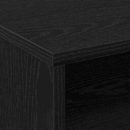 Berkfield Home Rolling Cabinet Black Oak 60x48x81 cm Engineered Wood - Size: 60 x 48 x 81 cm - thumbnail 9