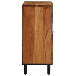 Berkfield Home Sideboard 80x33x75 cm Solid Wood Acacia in Brown - Size: 80 x 33 x 75 cm - thumbnail 4