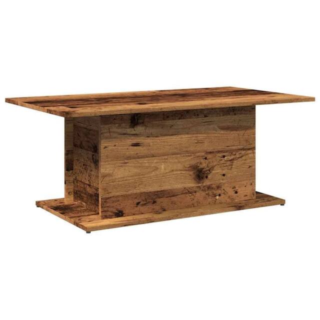 Berkfield Home Coffee Table Old Wood 102x55.5x40 cm Engineered Wood in Brown - image 1