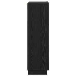 Berkfield Home Black Oak Writing Desk Black Oak Engineered Wood Medium Sturdy - thumbnail 6