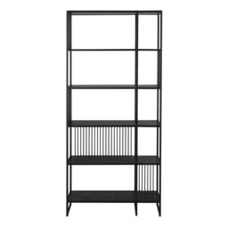 Furniture To Go Strington Bookcase with 5 Shelves in Black - thumbnail 2