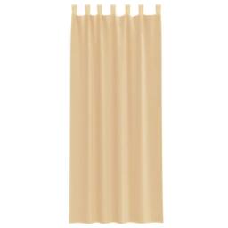 Berkfield Home Voile Curtains with Loops 2 pcs Sand 140x260 cm in Light Sand - thumbnail 4