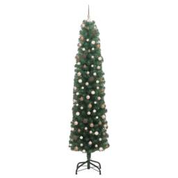 Berkfield Home Artificial Christmas Tree with 300 LEDs with Stand Green 210 cm - thumbnail 3