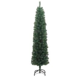 Berkfield Home Artificial Christmas Tree with 300 LEDs with Stand Green 210 cm - thumbnail 4