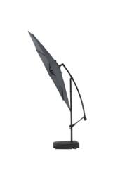 Garden Sanctuary Garden 3m Banana Parasol Large Cantileverwith Plastic Base in Dark Grey - thumbnail 4
