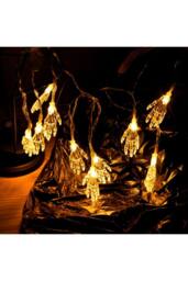 KDMD Halloween Crystal Skeleton LED String Lights 2m 10 LEDs IP44 in Clear - thumbnail 4