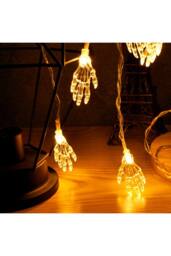 KDMD Halloween Crystal Skeleton LED String Lights 2m 10 LEDs IP44 in Clear - thumbnail 2