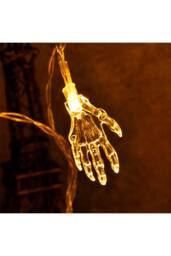KDMD Halloween Crystal Skeleton LED String Lights 2m 10 LEDs IP44 in Clear - thumbnail 3