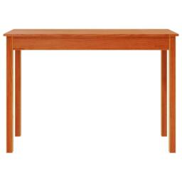 Berkfield Home Console Table Wax Brown 110x40x75 cm Solid Wood Pine - Size: 110 x 40 x 75 cm - thumbnail 5