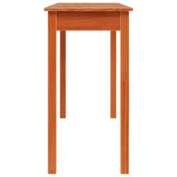 Berkfield Home Console Table Wax Brown 110x40x75 cm Solid Wood Pine - Size: 110 x 40 x 75 cm - thumbnail 6