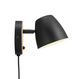 Nordlux Modern Indoor Wall Light Black Metal GU10 On-Fixture Switch - No, IP20 - thumbnail 2