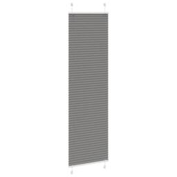 Berkfield Home Pleated Blind Anthracite 65x200 cm Fabric Width 64.4 cm Polyester in Dark Grey - thumbnail 3
