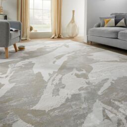 The Rug Shop UK Abstract Modern Machine Made Easy to Clean Grey Rug - Size: 160 cm x 220 cm - thumbnail 3
