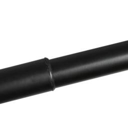 Marlow Steel Curtain Rod Set Extendable Adjustable with Quiet Operation in Black - thumbnail 7