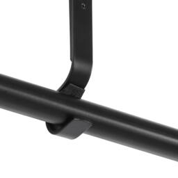 Marlow Steel Curtain Rod Set Extendable Adjustable with Quiet Operation in Black - thumbnail 6