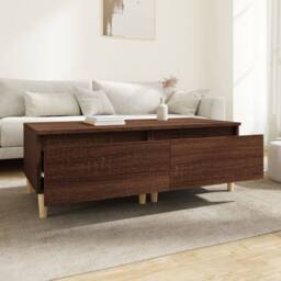 Berkfield Home Side Tables 2 pcs Brown Oak 50x46x35 cm Engineered Wood - Size: 50 x 46 x 35 cm - thumbnail 3