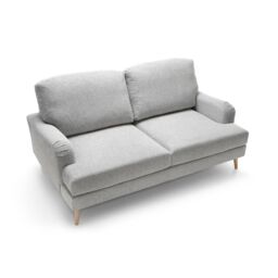 Abakus Direct Harper 3-Seater Sofa - Durable & Easy Clean Upholstery in Light Grey - thumbnail 7