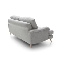 Abakus Direct Harper 3-Seater Sofa - Durable & Easy Clean Upholstery in Light Grey - thumbnail 5