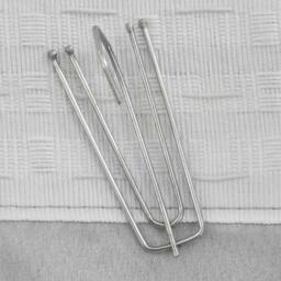 Berkfield Home Linen-Look Blackout Curtain with Hooks Grey 290x245 cm - thumbnail 3