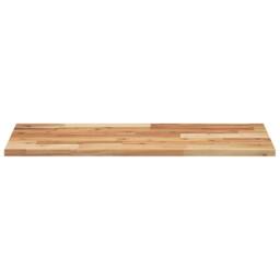 Berkfield Home Versatile Bathroom Vanity Top Oil Finished 100x40x2 cm Solid Wood in Brown - Size: 100 x 40 x 2 cm