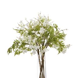 Love Lace Italian White Bellflower Artificial Flower in Green - thumbnail 5
