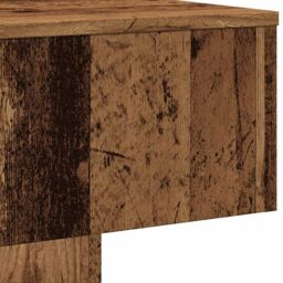 Berkfield Home Coffee Table Old Wood 60x60x31.5 cm Engineered Wood in Brown - thumbnail 7