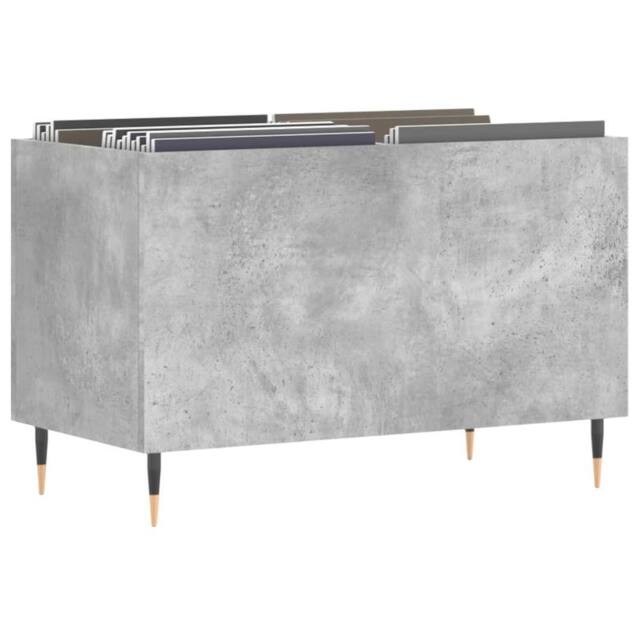 Berkfield Home Record Cabinet Concrete Grey 74.5x38x48 cm Engineered Wood - image 1