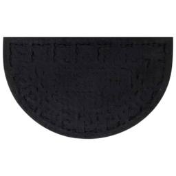Berkfield Home Durable Door Mat Half Round 45x75 cm Rubber & Coir in Brown - thumbnail 1