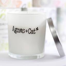 Serenityy Agnes + Cat Votive Candle Dolly Blue 200g in White - thumbnail 2