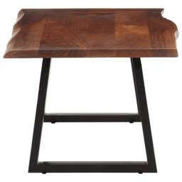 Berkfield Home Coffee Table Honey Brown 110x55x40 cm Solid Wood Acacia - Size: 110 x 55 x 40 cm - thumbnail 3