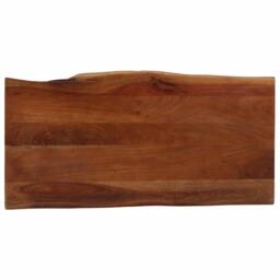 Berkfield Home Coffee Table Honey Brown 110x55x40 cm Solid Wood Acacia - Size: 110 x 55 x 40 cm - thumbnail 4