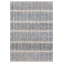 The Rug Shop UK Blue Modern Easy to clean Machine Made Striped Area Rug - Size: 160 cm x 230 cm - thumbnail 6