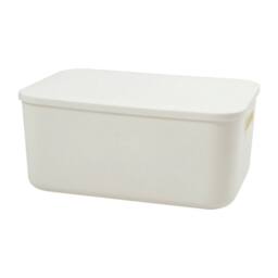 EONLION XLarge-37x26x16cm Plastic Storage Boxes with Lids in White - Size: 500mm - thumbnail 4