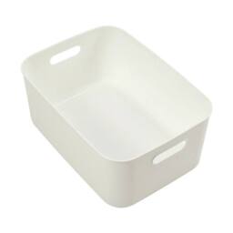 EONLION XLarge-37x26x16cm Plastic Storage Boxes with Lids in White - Size: 500mm - thumbnail 3