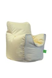 Bean Lazy Cotton Twill Natural Bean Bag Arm Chair Toddler Size - Size: Small - thumbnail 2
