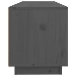 Berkfield Home TV Cabinet Grey 100x34x40 cm Solid Wood Pine - Size: 100 x 34 x 40 cm - thumbnail 8